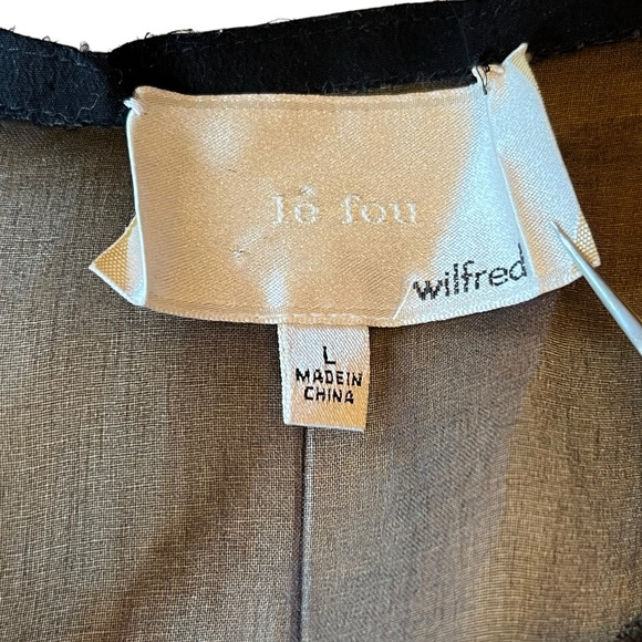 Aritzia Wilfred LeFou Bayard Sheer Blouse EUC - Picture 5 of 10